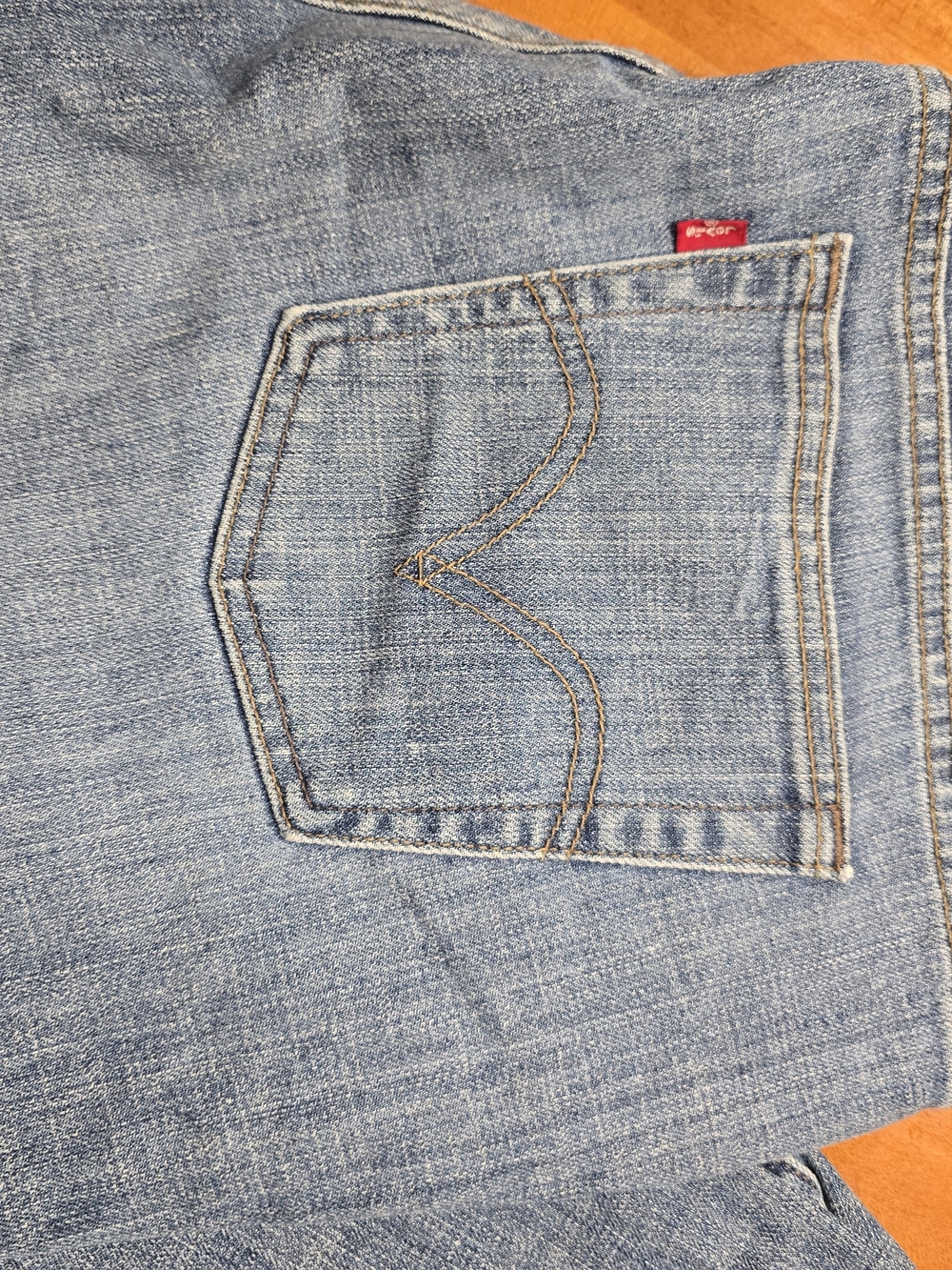 Levi's Light Blue Flare Women's Jeans with Red Tab